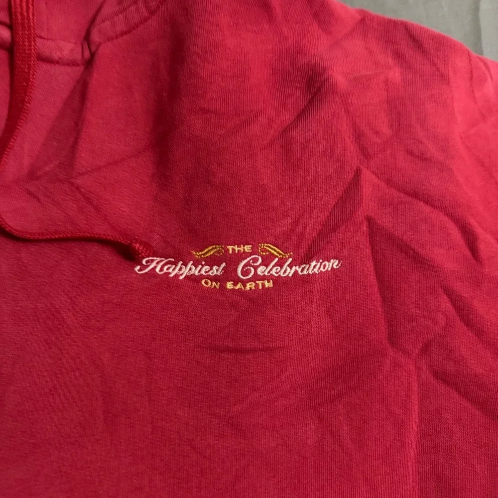 Walt Disney World 50th Anniversary Zip Hoodie Sweatshirt Adult 3XL RARE Red